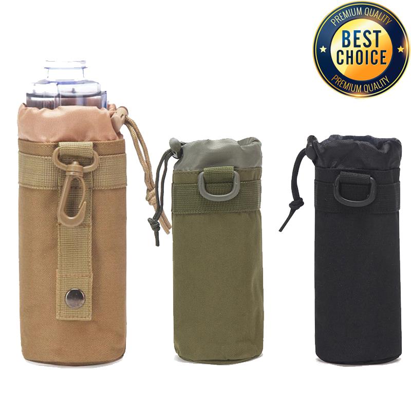 Camping Cooking Bag - Hunting Water Bottle Pouch Outdoor Molle
