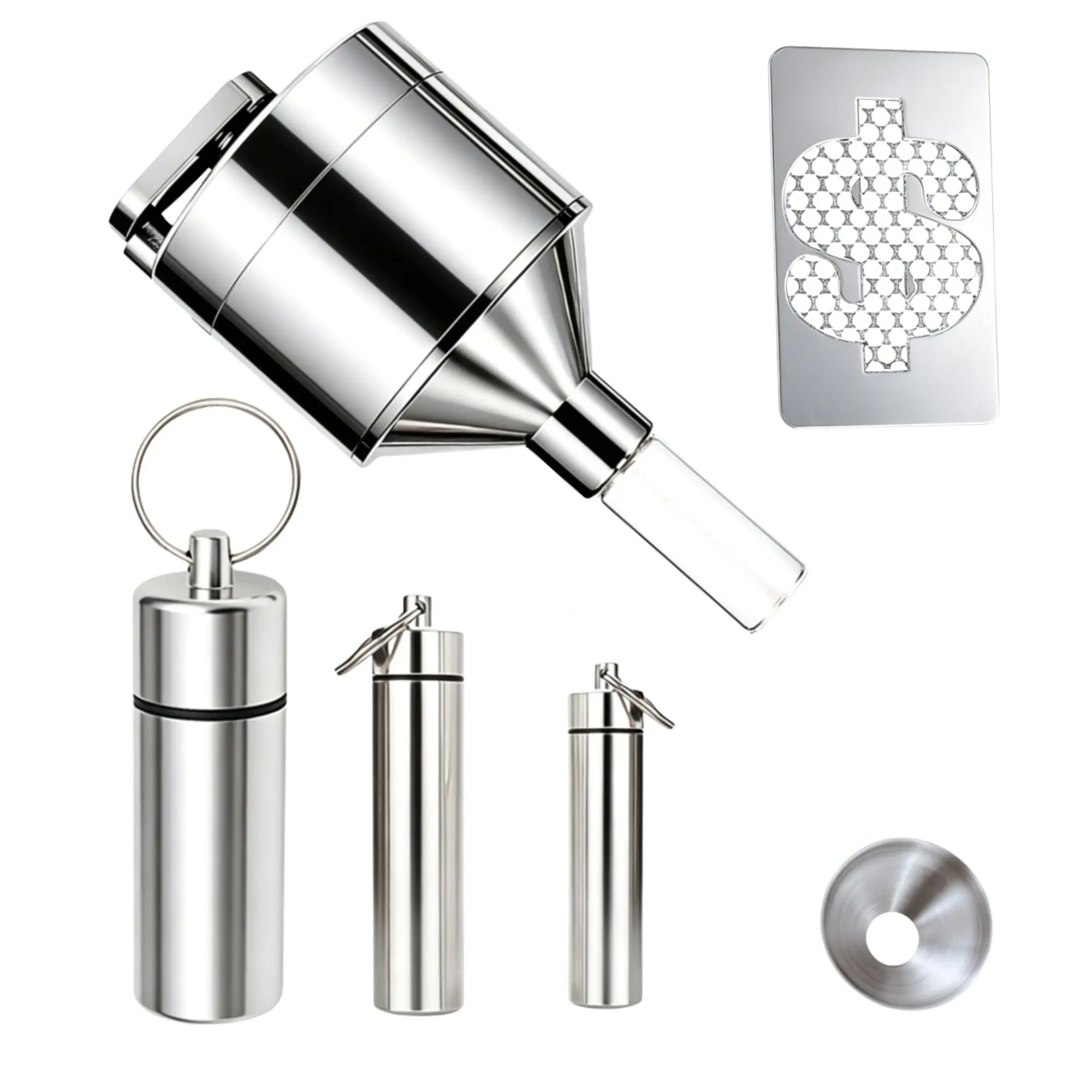 Spice Kit Compact - Compact Spice Grinder Kit with Vials