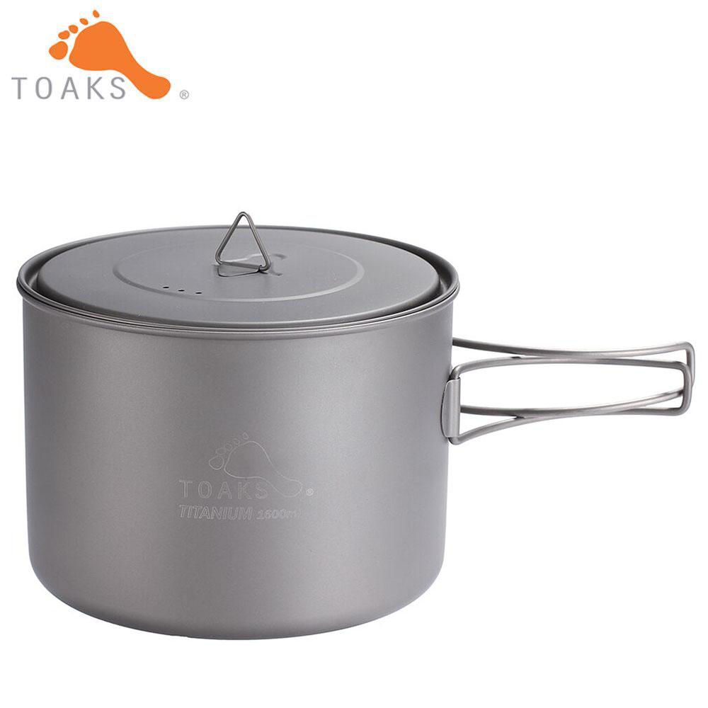 Camping Cooking Bowl - TOAKS Outdoor Camping 3 in1 Titanium