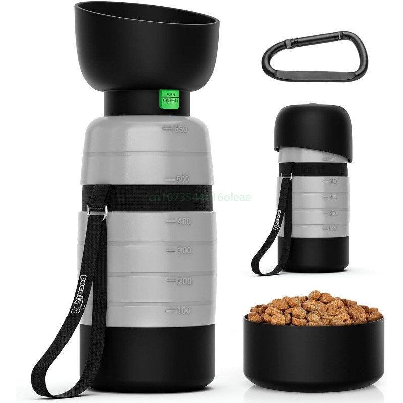 Camping Cooking Bowl - 650ML Dog Water Bottle with 150ml
