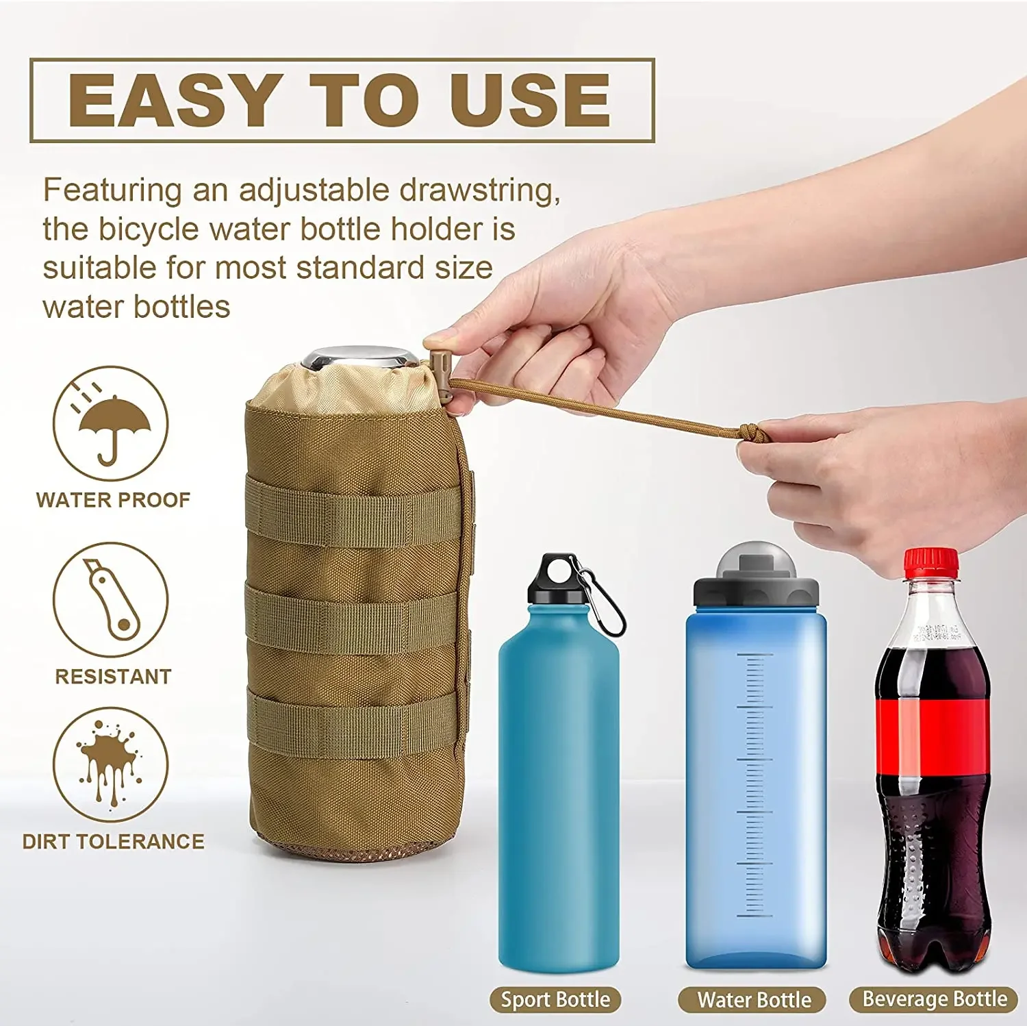 Tactical Molle Water Bottle Ba - огляд і ціна Camping Cooking Bag
