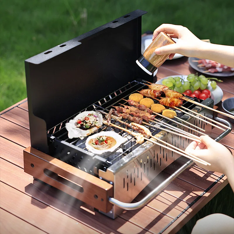Lightweight Folding Charcoal G - огляд і ціна Camping Cooking Requirements
