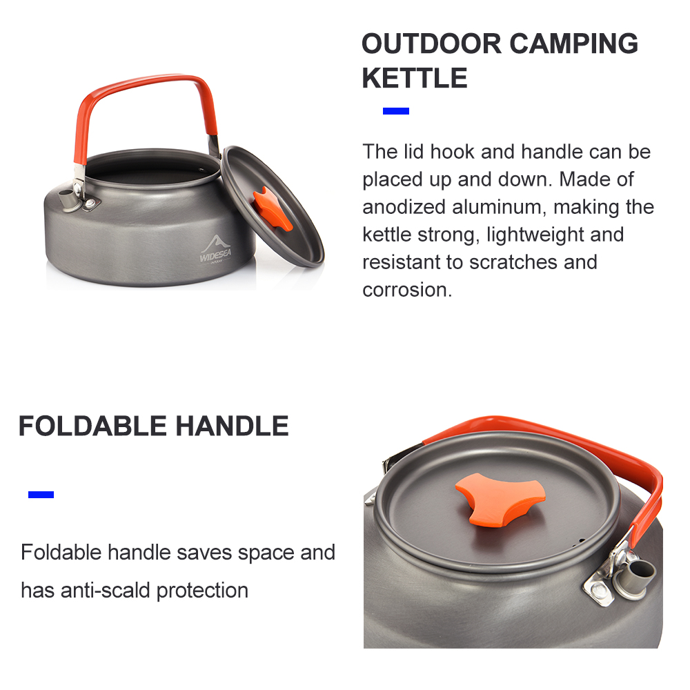 Widesea 1.1L 2L1.5L Camping Wa - огляд і ціна Camping Cooking Ware