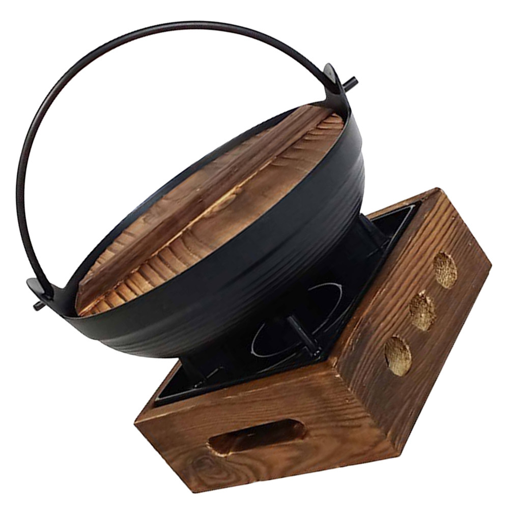 1Set Cast Iron Japanese Sukiya - огляд і ціна Japanese Camping Cooking