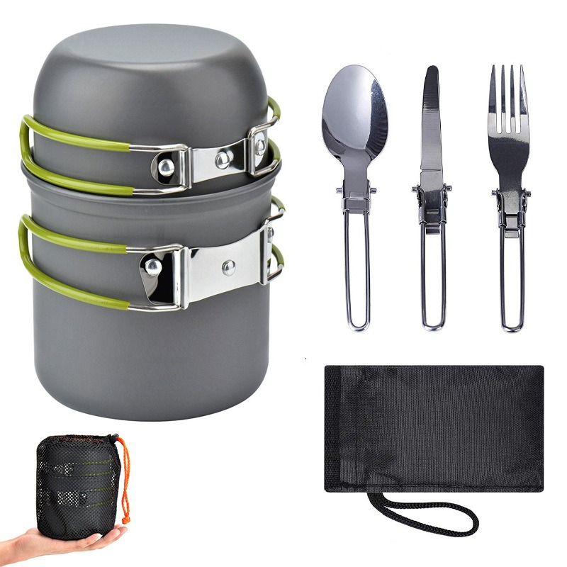 Outdoor Portable Camping Cookw - огляд і ціна Camping Cooking Easy
