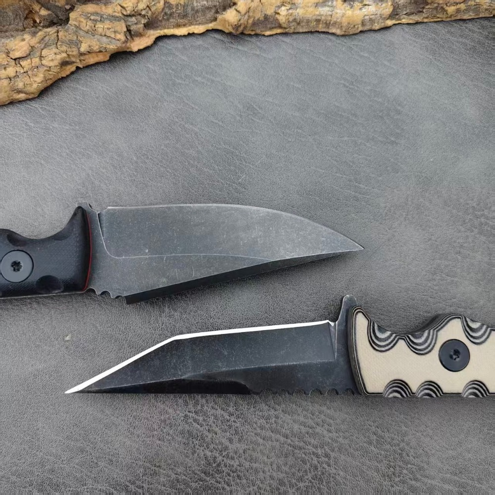 G10 Handle Outdoor 003 & 007 S - огляд і ціна Camping Cooking Knife With Sheath