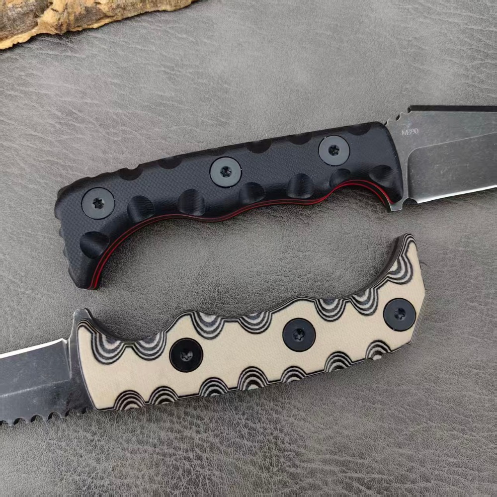 G10 Handle Outdoor 003 & 007 S - огляд і ціна Camping Cooking Knife With Sheath