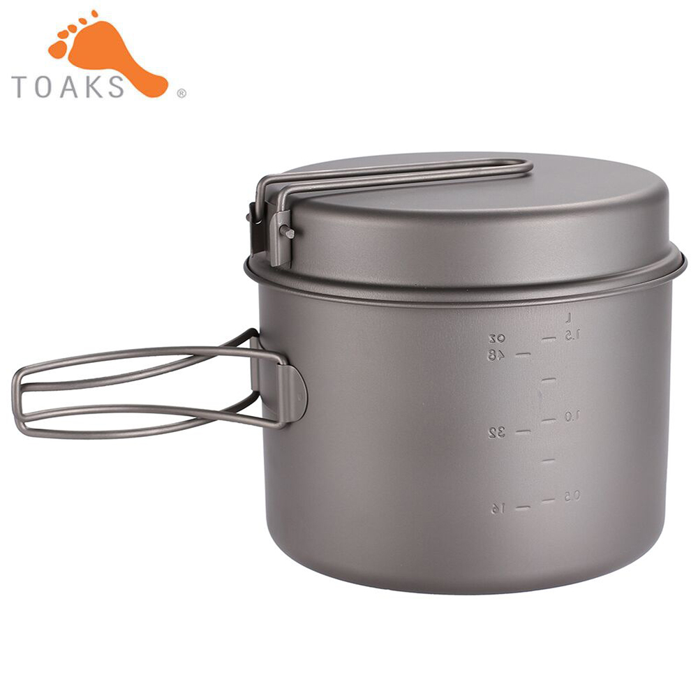 TOAKS Cookware Set Ultralight  - огляд і ціна Camping Cooking Wok