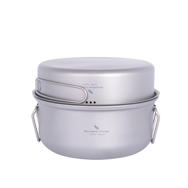 Boundless Voyage Titanium Stea - огляд і ціна Camping Cooking Sets