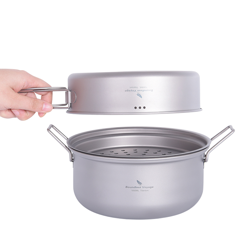 Boundless Voyage Titanium Stea - огляд і ціна Camping Cooking Sets