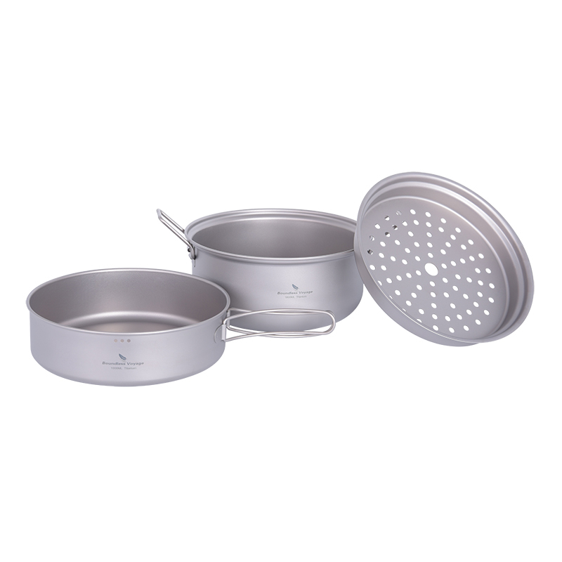 Boundless Voyage Titanium Stea - огляд і ціна Camping Cooking Sets