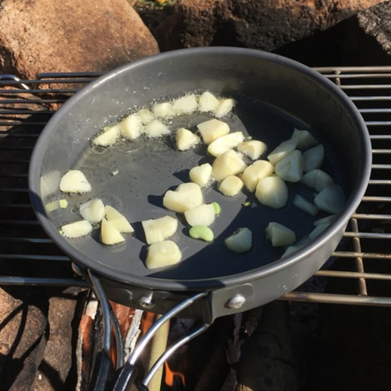 Portable Frying Pan with Stora - огляд і ціна Camping Cooking Wok