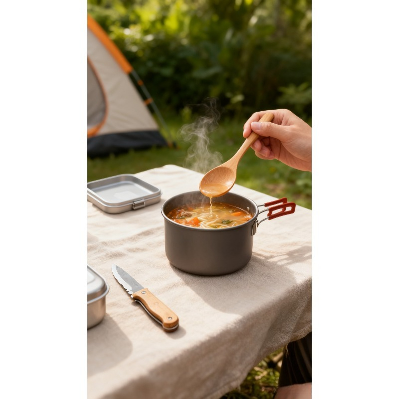 Japanese Wooden Spoon for Tea  - огляд і ціна Japanese Camping Cooking