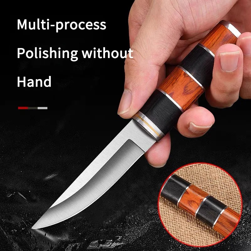 Premium Stainless Steel BBQ Kn - огляд і ціна Camping Cooking Knife With Sheath