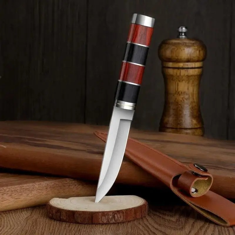 Premium Stainless Steel BBQ Kn - огляд і ціна Camping Cooking Knife With Sheath