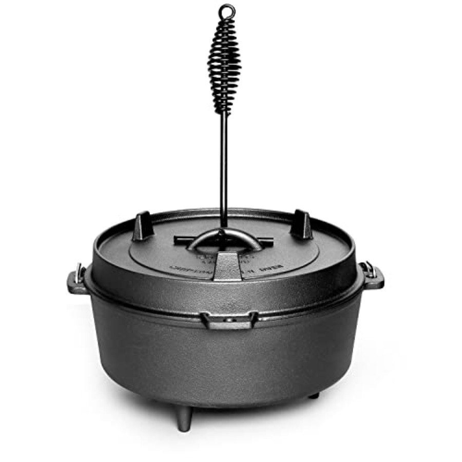 Pre-Seasoned Cast Iron Dutch O - огляд і ціна Skillet Cast Iron Camp