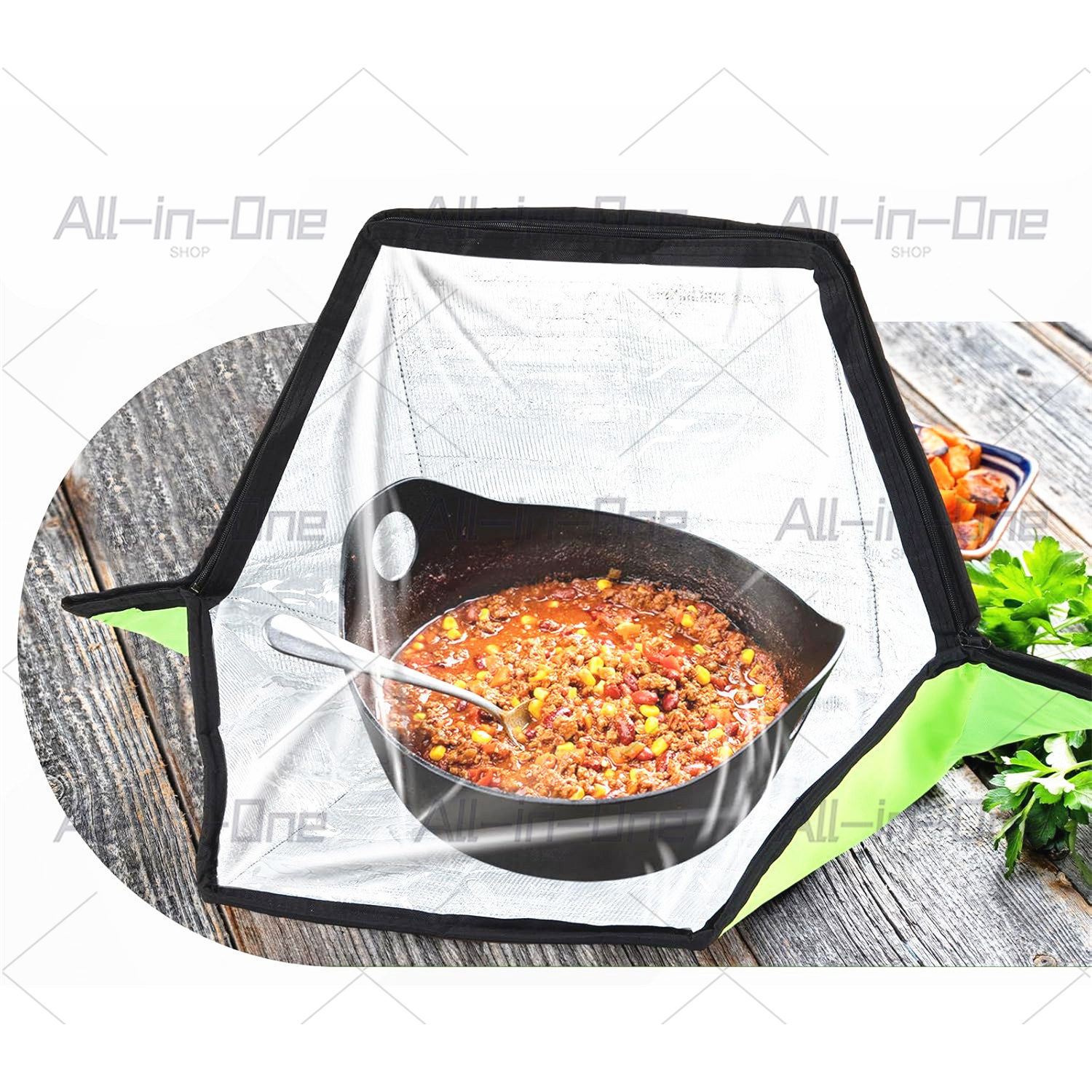 Portable Solar Oven Bag Cooker - огляд і ціна Camping Cooking Ovens