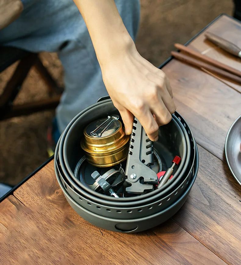 Camping Gas Stove Alcohol Stov - огляд і ціна Camping Cooking Wok