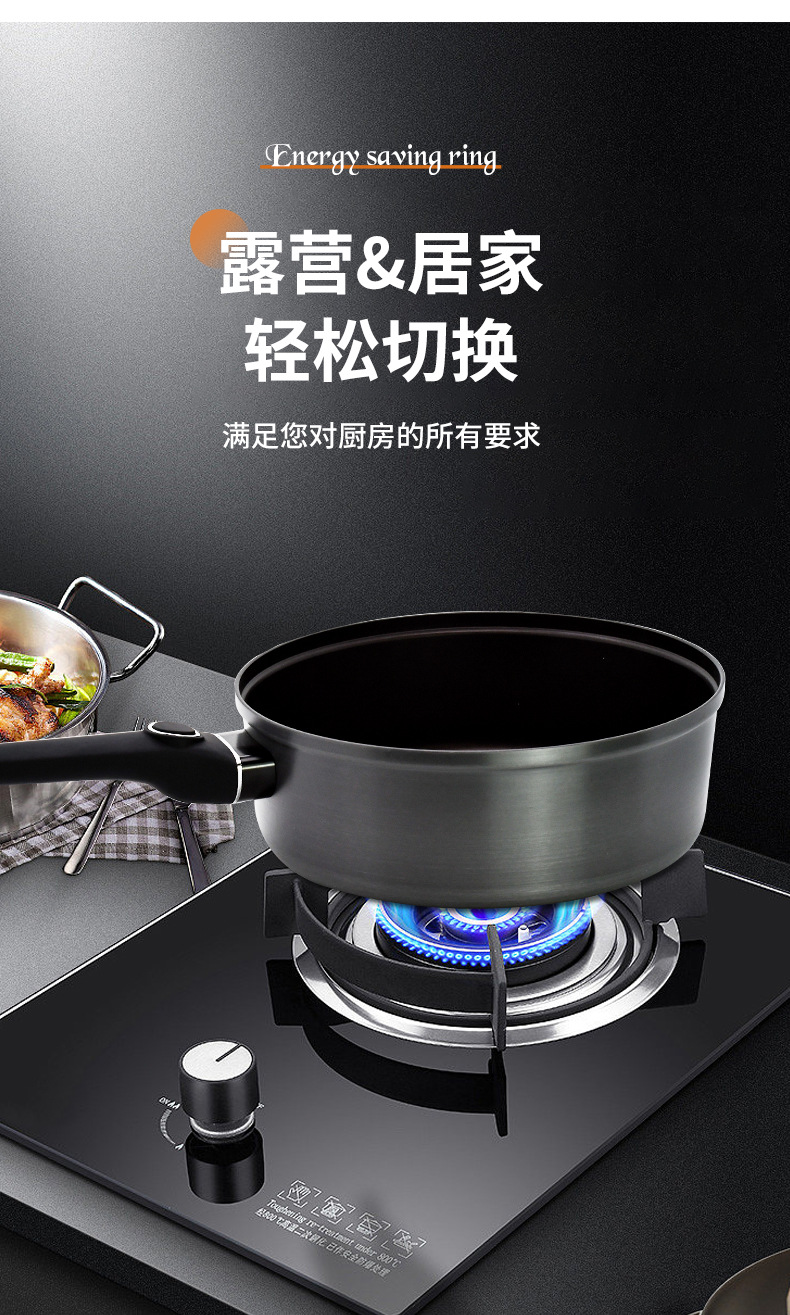 2026Bulin non-stick pan Outdoo - огляд і ціна Camping Cooking Wok