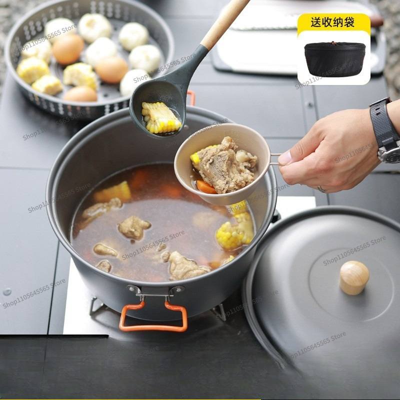For Outdoor Cooking Pot 7.5L L - огляд і ціна Camping Cooking Pot Large