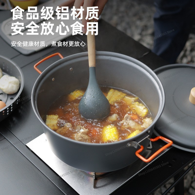 For Outdoor Cooking Pot 7.5L L - огляд і ціна Camping Cooking Pot Large