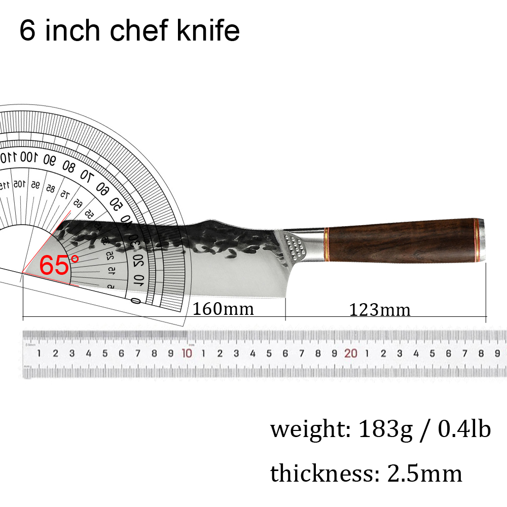 RZD Chef Cooking Paring Knife  - огляд і ціна Camping Cooking Knife With Sheath