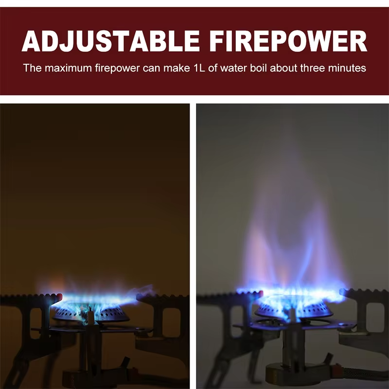 Portable 3-Burner Gas Stove, F - огляд і ціна Camping Cooking Easy