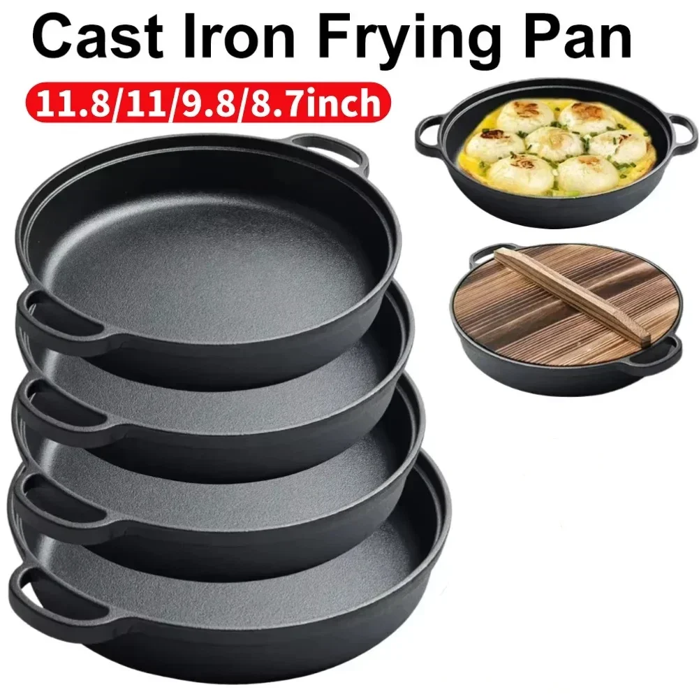 8.7/9.8/11/11.8inch Cast Iron  - огляд і ціна Skillet Cast Iron Camp