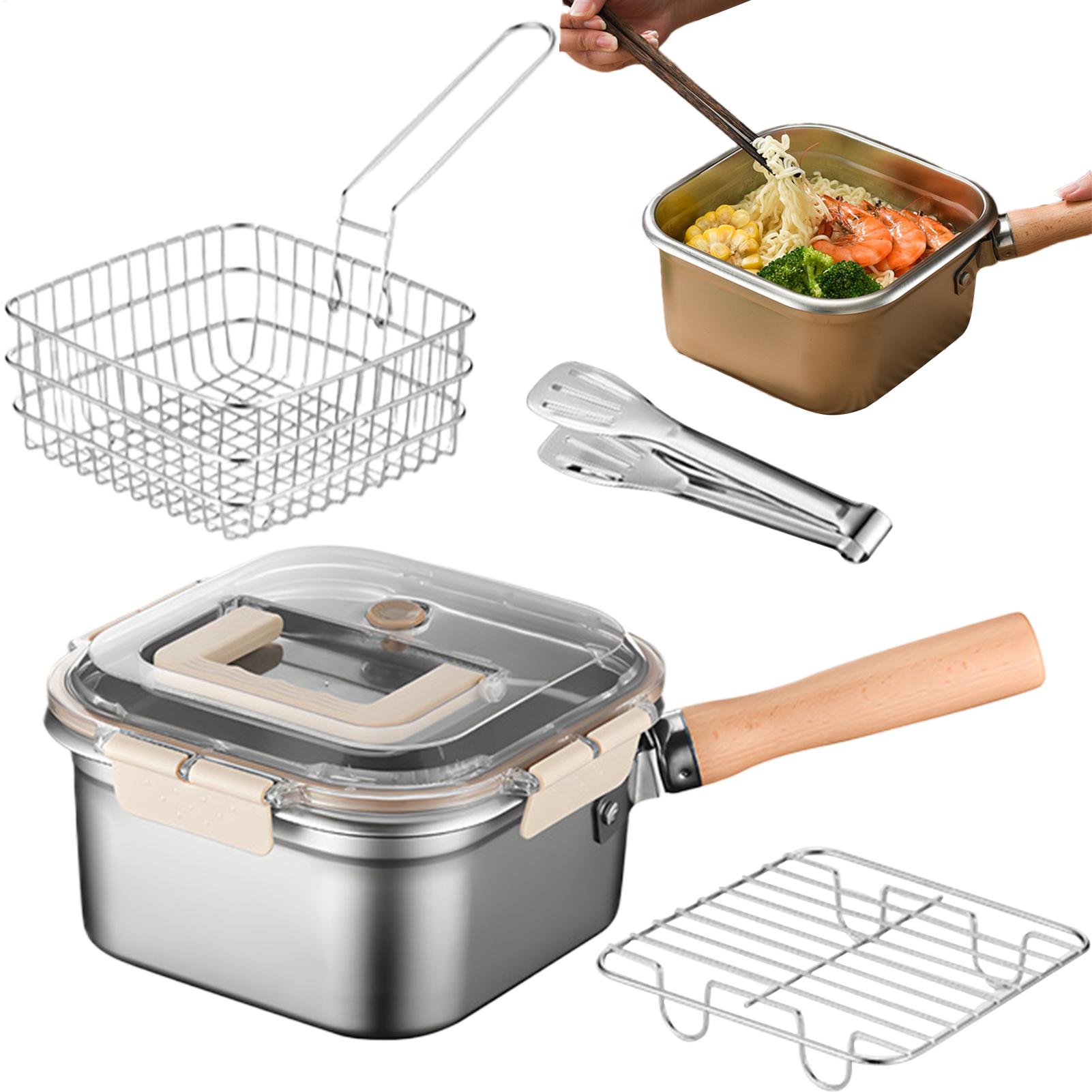 Deep Fryer Pan Set Square Camp - огляд і ціна Camping Cooking Pot Large