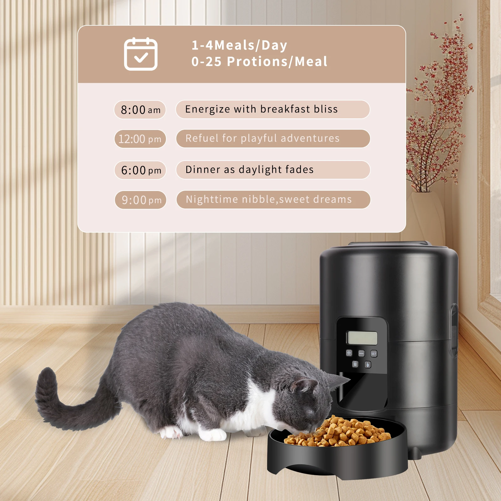 2L APP Control Automatic Pet F - огляд і ціна Camping Cooking Bowl