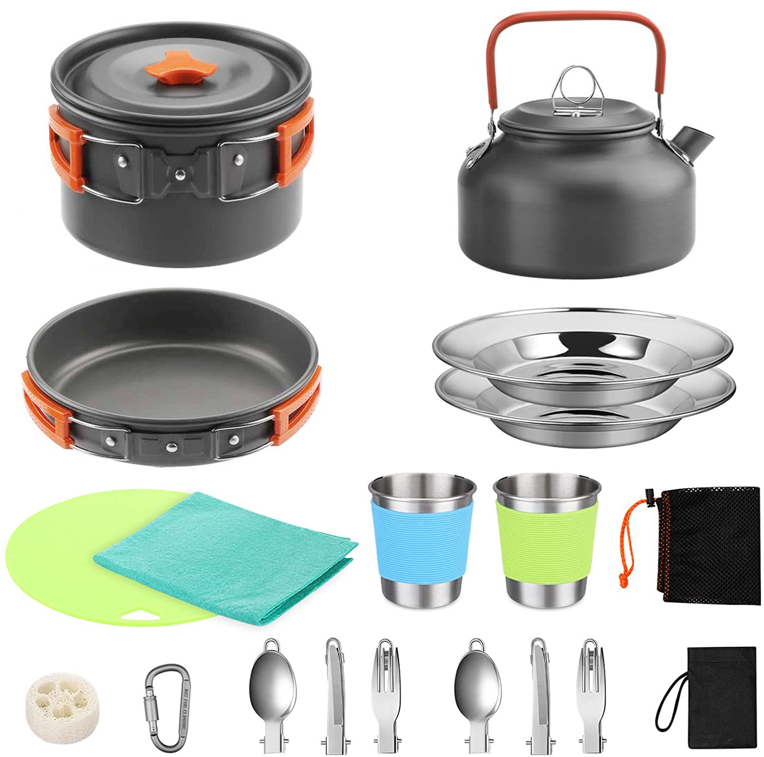 Complete 2-3 Person Camping Co - огляд і ціна Camping Cooking Easy