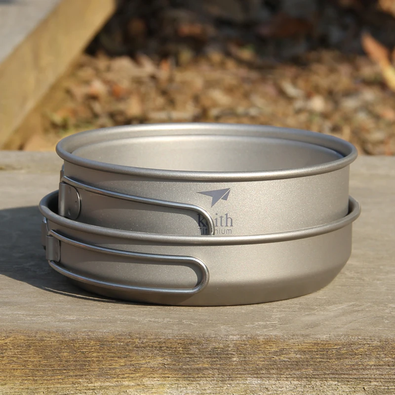 Keith 3PCS Titanium Cookware P - огляд і ціна Camping Cooking Sets