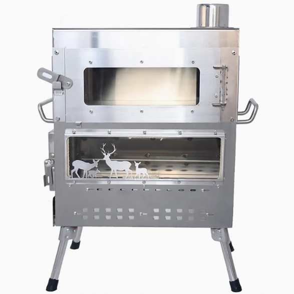 Premium Stainless Steel Wood B - огляд і ціна Camping Cooking Ovens