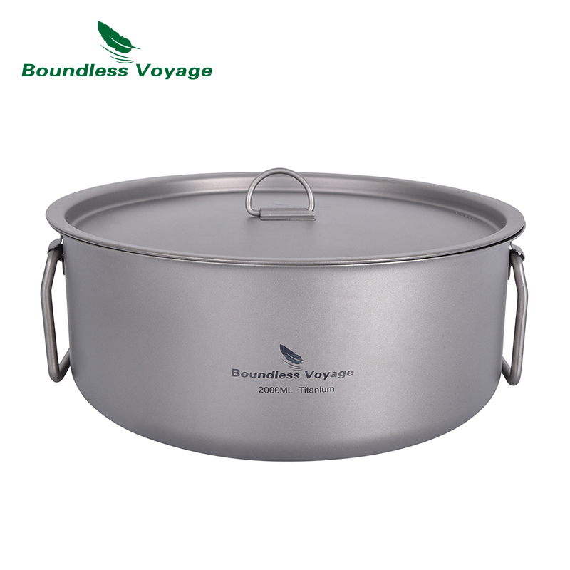 Boundless Voyage 2L 5L Big Cap - огляд і ціна Camping Cooking Pot Large