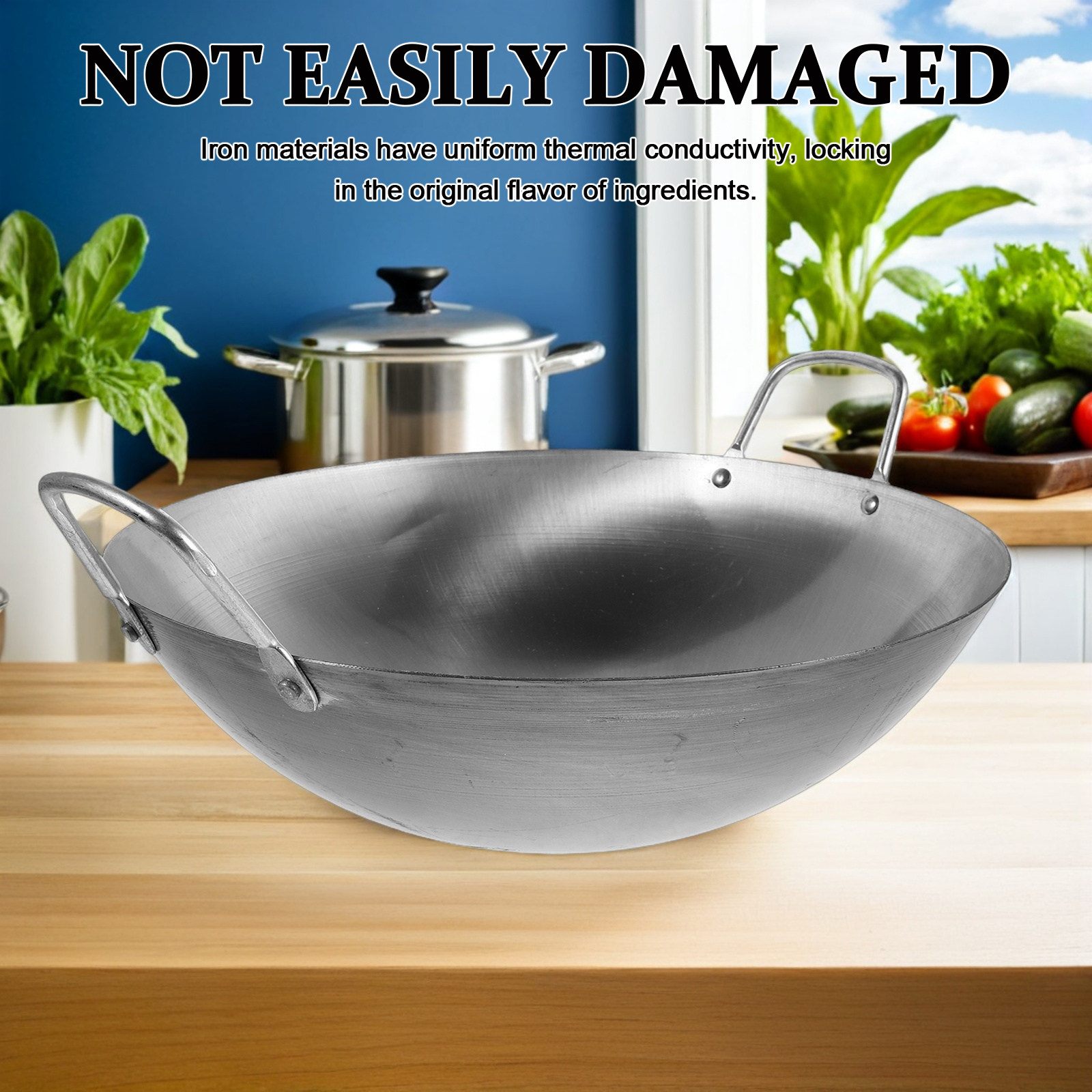 Iron Wok Ring Non-Slip Stove R - огляд і ціна Camping Cooking Wok