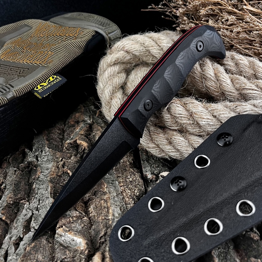 Handmade G10 Handle Outdoor Ca - огляд і ціна Camping Cooking Knife With Sheath