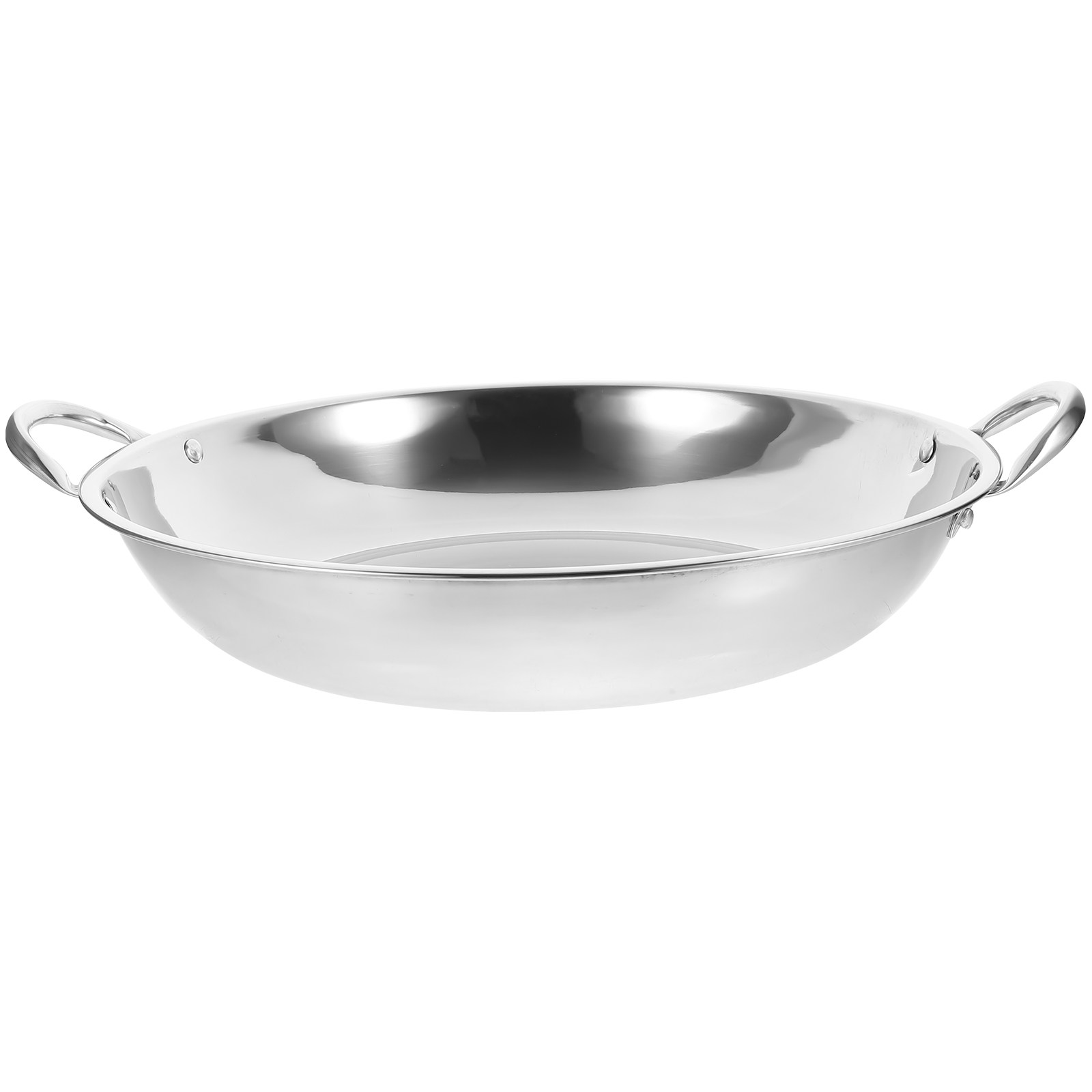 Double Handle Stainless Steel  - огляд і ціна Camping Cooking Wok