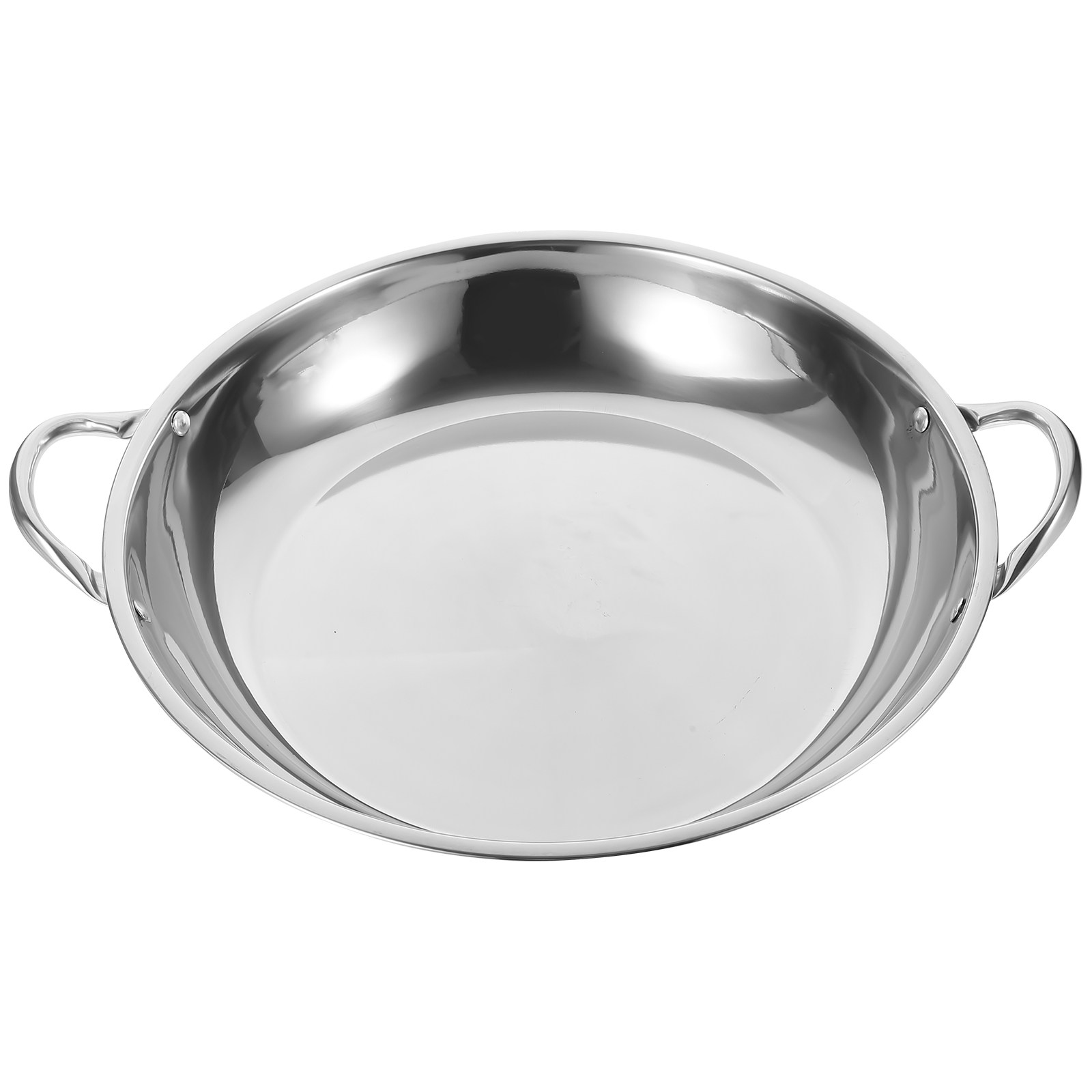 Double Handle Stainless Steel  - огляд і ціна Camping Cooking Wok