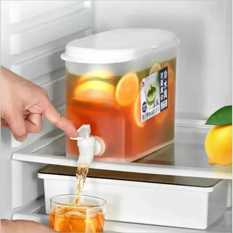 3.5/5L Cold Drink Kettle with  - огляд і ціна Camping Cooking Pot Large