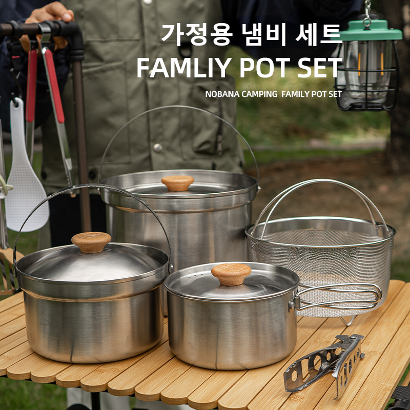NOBANA Newest Outdoor Stainles - огляд і ціна Camping Cooking Wok