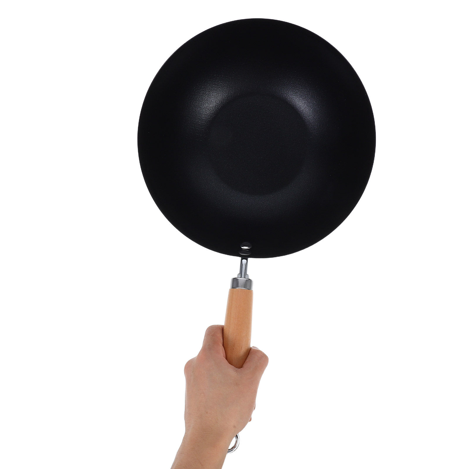 Small Iron Frying Pan Uncoated - огляд і ціна Camping Cooking Wok