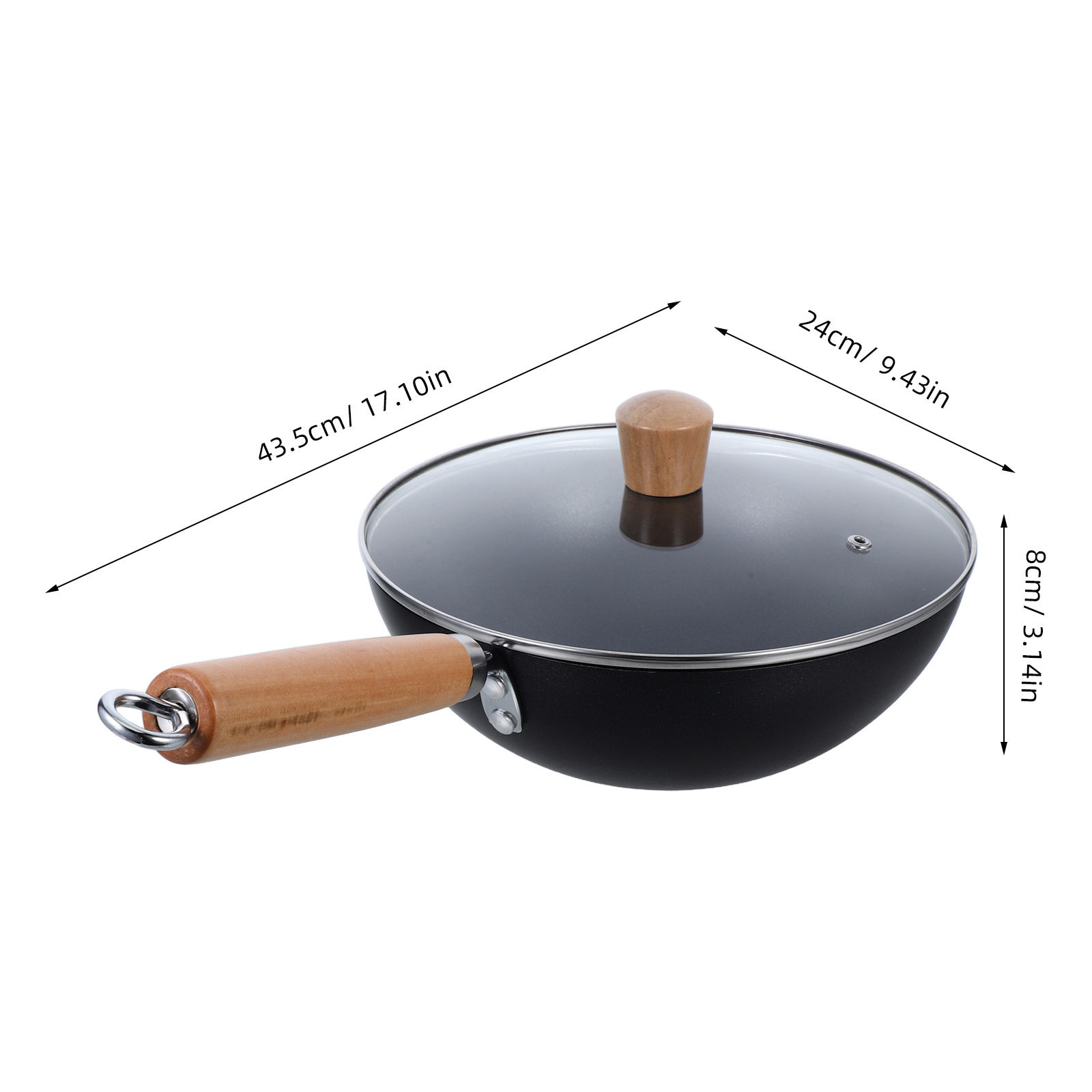 Small Iron Frying Pan Uncoated - огляд і ціна Camping Cooking Wok
