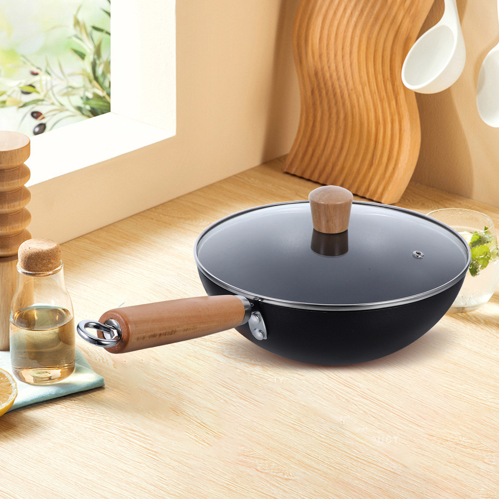 Small Iron Frying Pan Uncoated - огляд і ціна Camping Cooking Wok