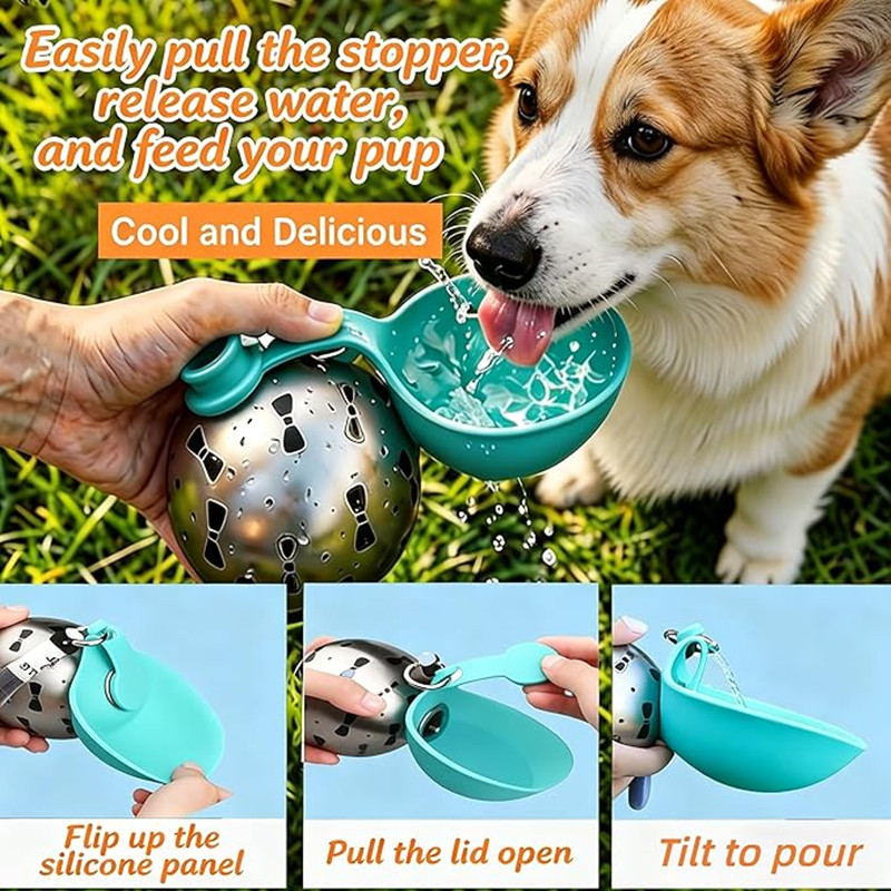 Portable Dog Water Bottle Stai - огляд і ціна Camping Cooking Bowl