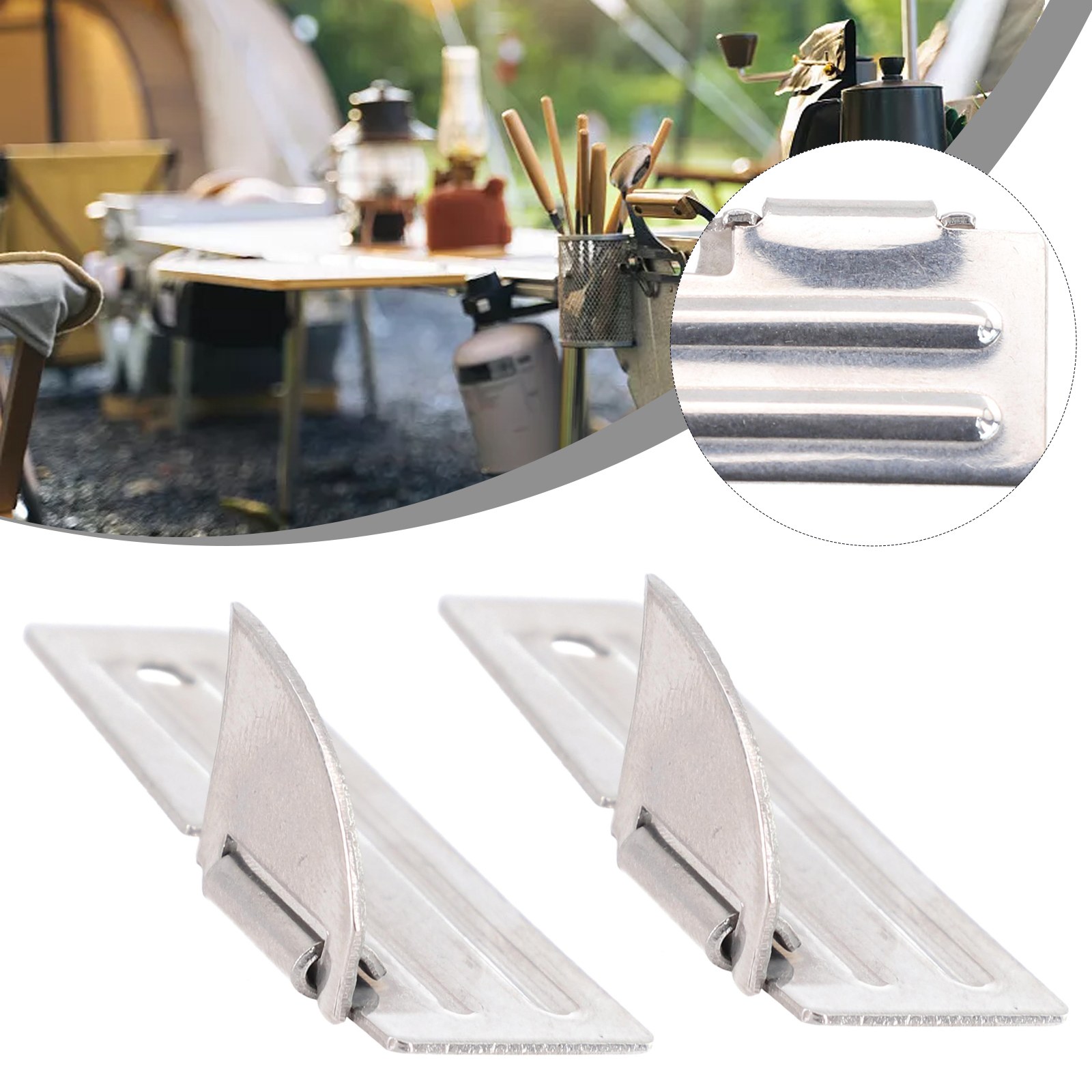 2pcs Stainless Steel Mini Fold - огляд і ціна Camping Cooking Ware