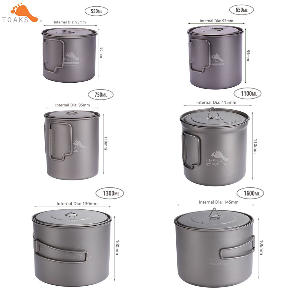 TOAKS Outdoor Camping 3 in1 Ti - огляд і ціна Camping Cooking Bowl
