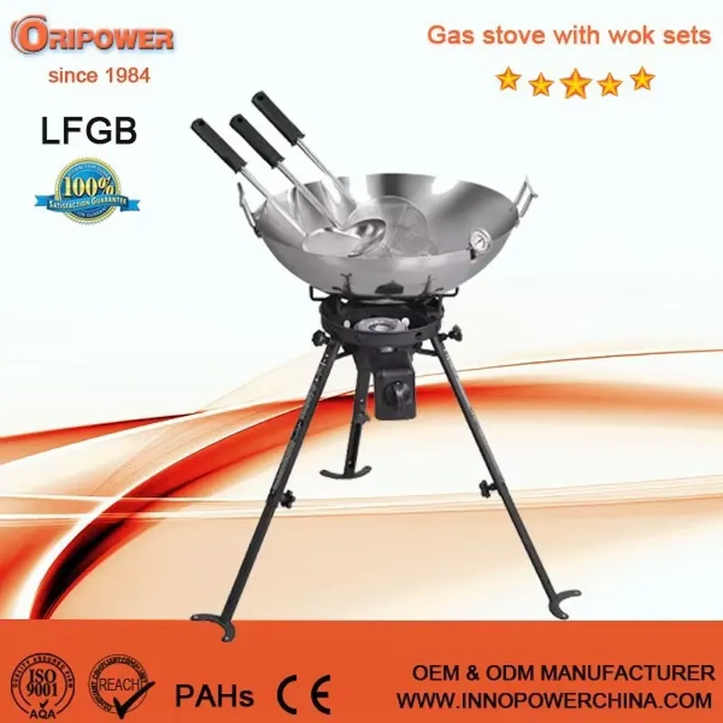 Outdoor Gas Camping Cooking Gr - огляд і ціна Camping Cooking Wok