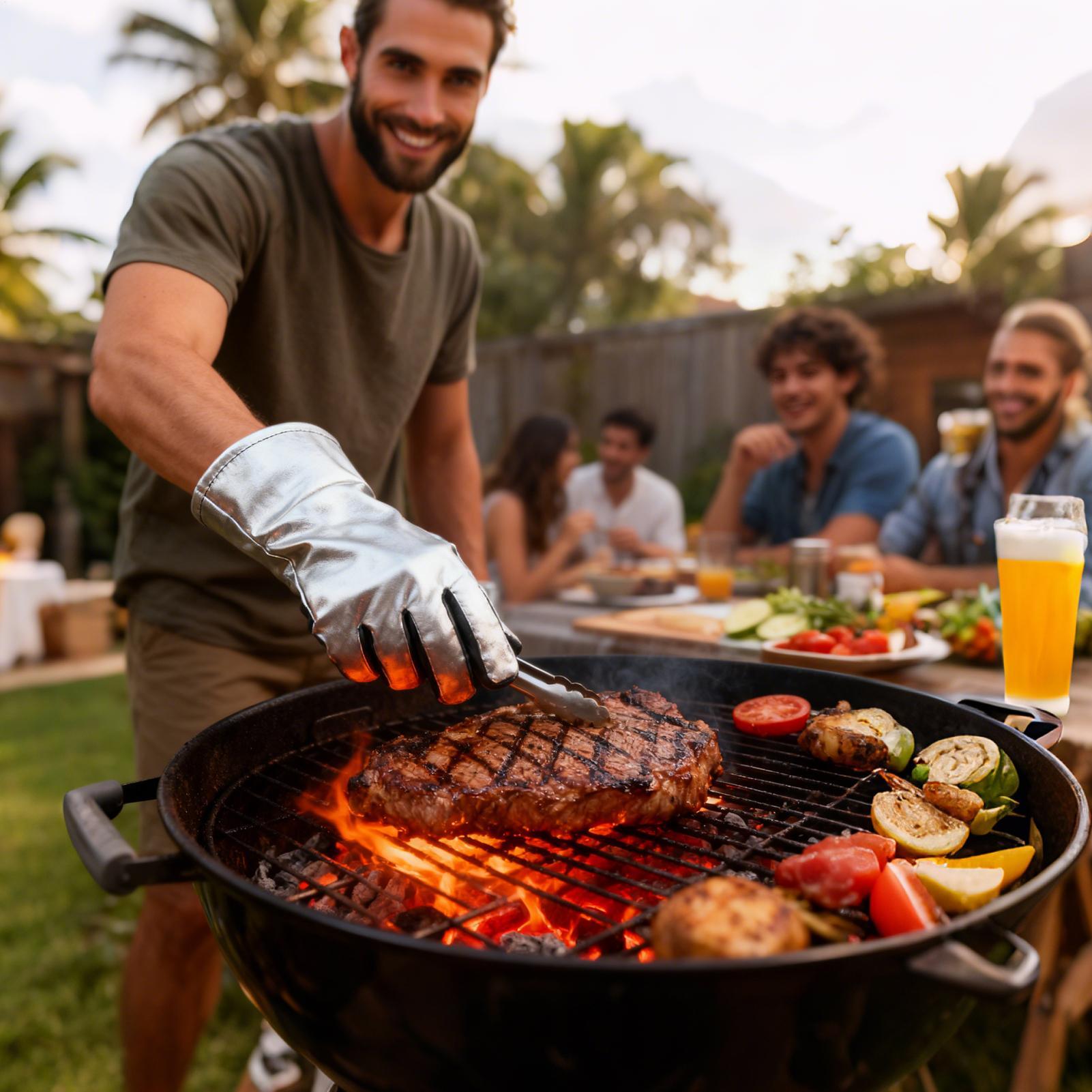 Grill Gloves Insulated Anti-Sc - огляд і ціна Camping Cooking Ovens