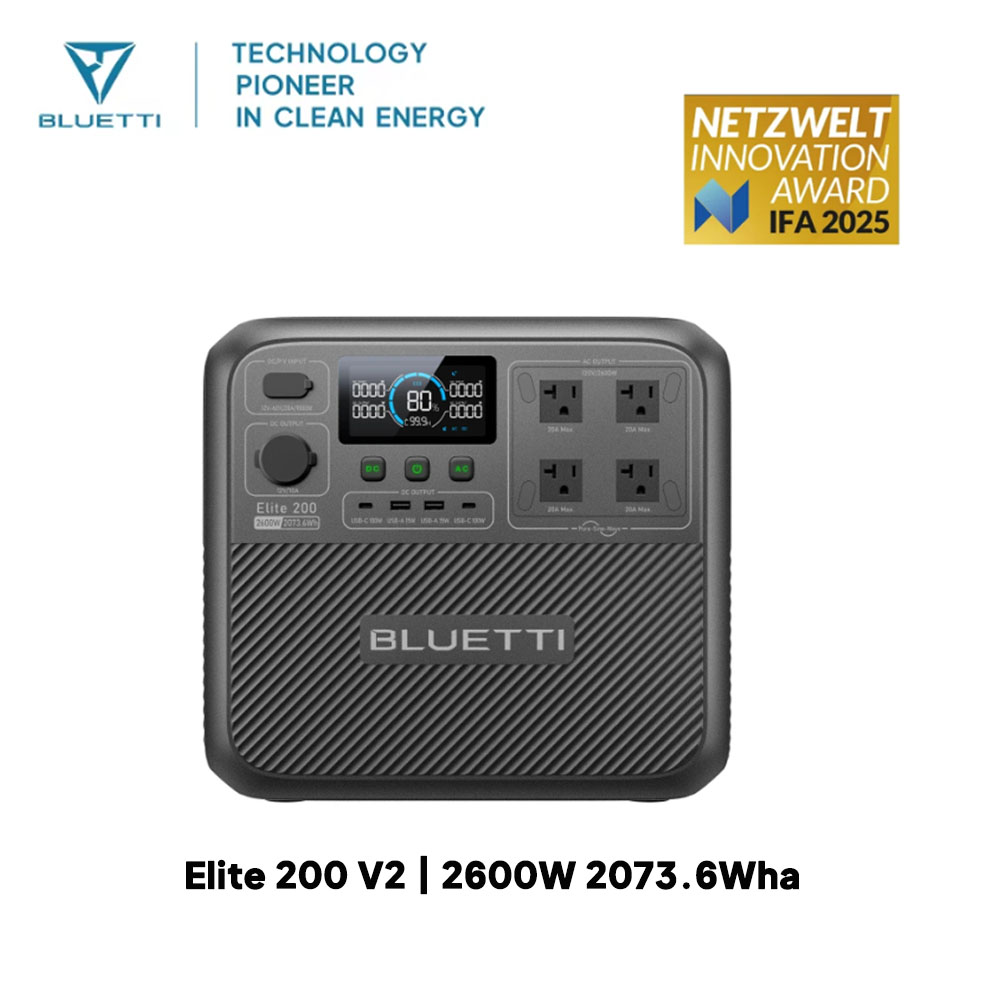 【Renew】BLUETTI Elite 200 V2 Po - огляд і ціна Camping Cooking Heater