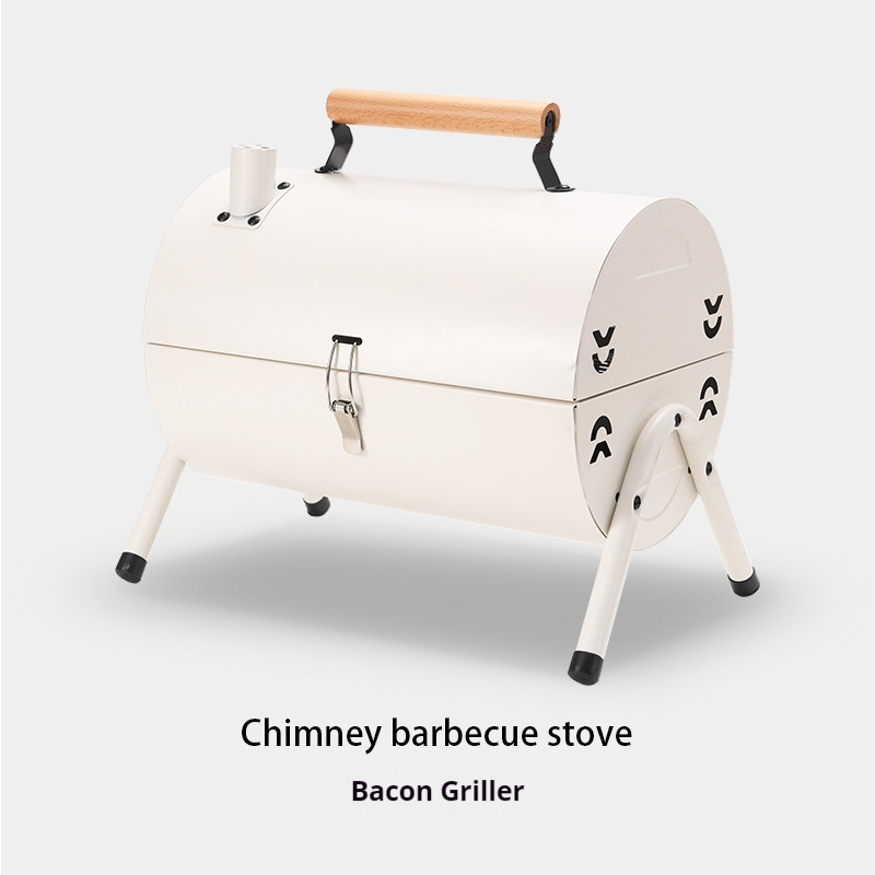 Portable BBQ Grill Charcoal Ba - огляд і ціна Camping Cooking Easy